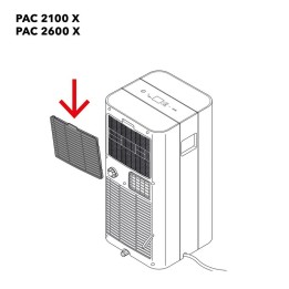Ilmansuodatin PAC 2100 X PAC 2300 X PAC 2600 X ilmastointilaitteisiin