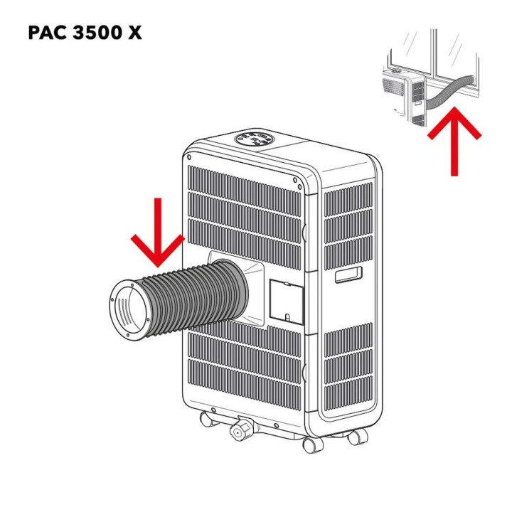 PAC 3500 X poistoilmaletku
