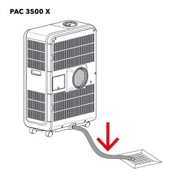 PAC 3500 X kondenssivesiletku