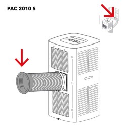 PAC 2010 S ilmastointilaitteen letku ikkunaliitäntä