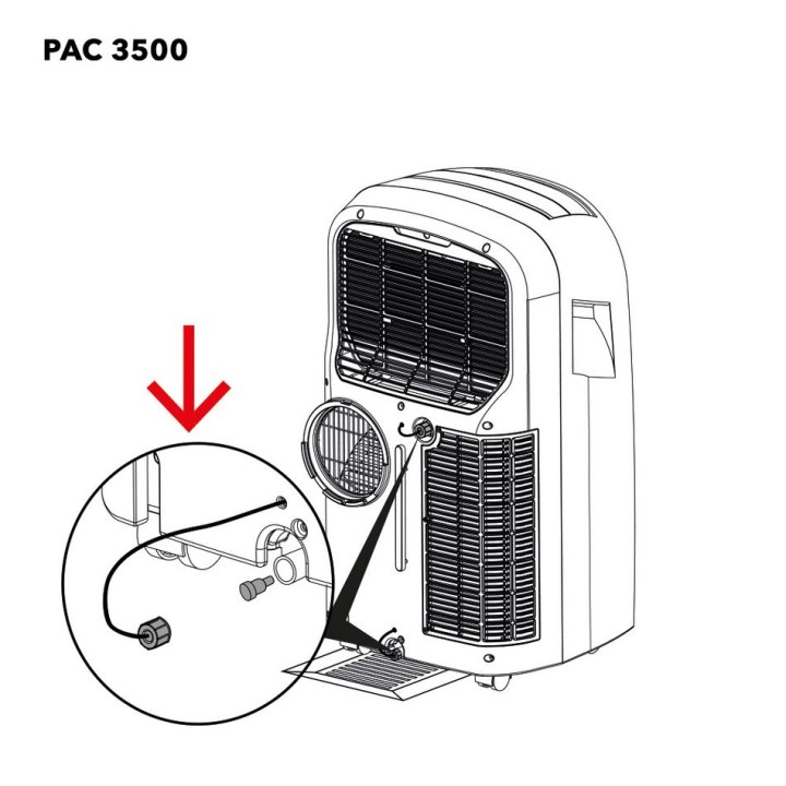 Poistotulppa PAC 3500 ilmastointilaitteeseen vm 2014