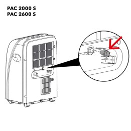 Poistotulppa PAC 2000 S PAC 2600 S ilmastointilaitteisiin vm 2018