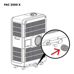 PAC 3500 X poistoaukon kierrekorkki