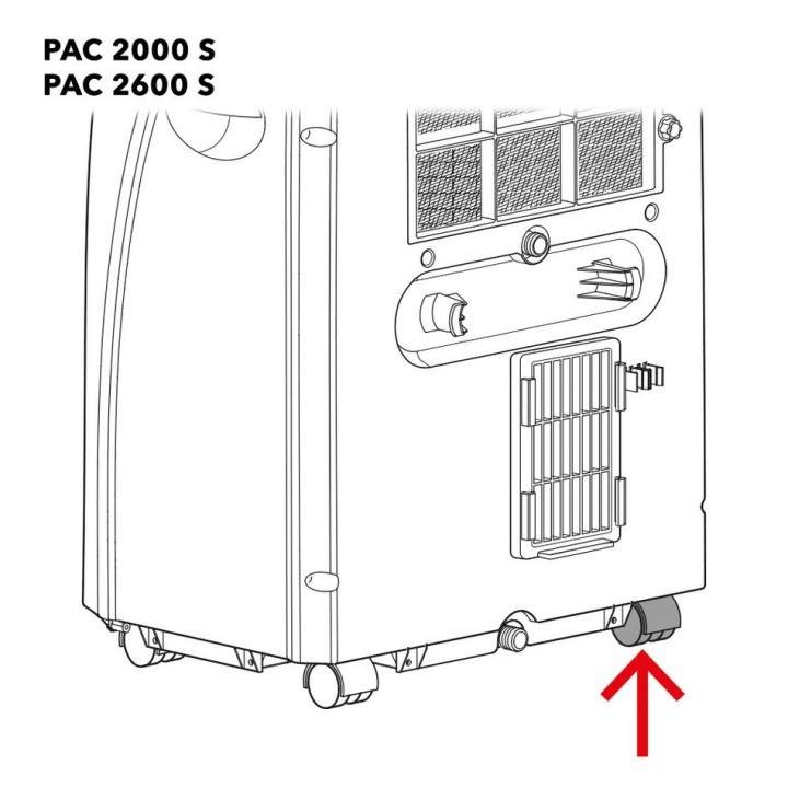 PAC 2600 S varapyörä