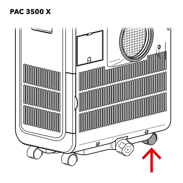 PAC 3500 X varapyörä