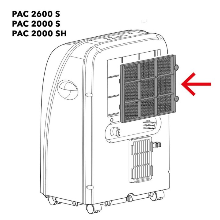Ilmansuodatin PAC 2600 S PAC 2000 S PAC 2000 SH