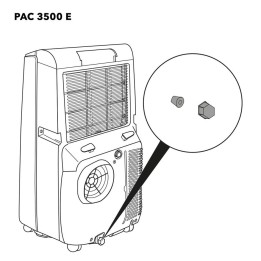 Pohjatulppa PAC 3500 E ilmastointilaitteeseen