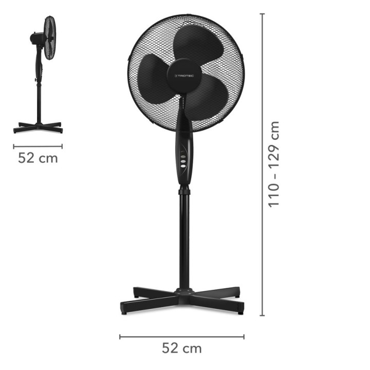 TVE 18 S jalustatuuletin 90° oskilloinnilla, 50 W