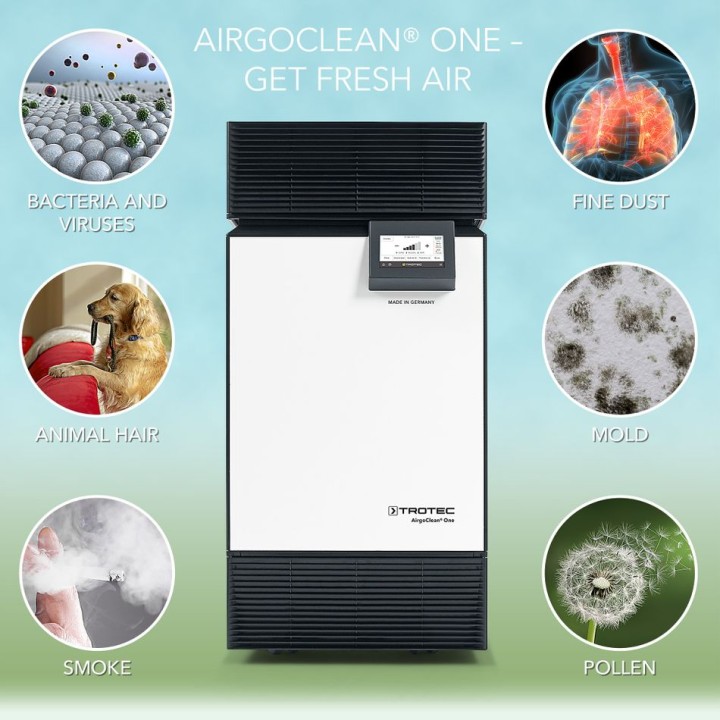 AirgoClean® ONE H14-HEPA-ilmanpuhdistin