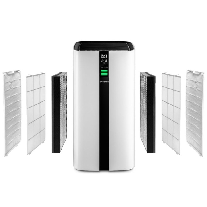 3-in-1 Carbon-HEPA-suodatin AirgoClean 350 E -ilmanpuhdistimeen