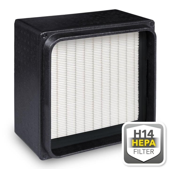 HEPA H14 -suodatin AirgoClean® ONE -laitteeseen