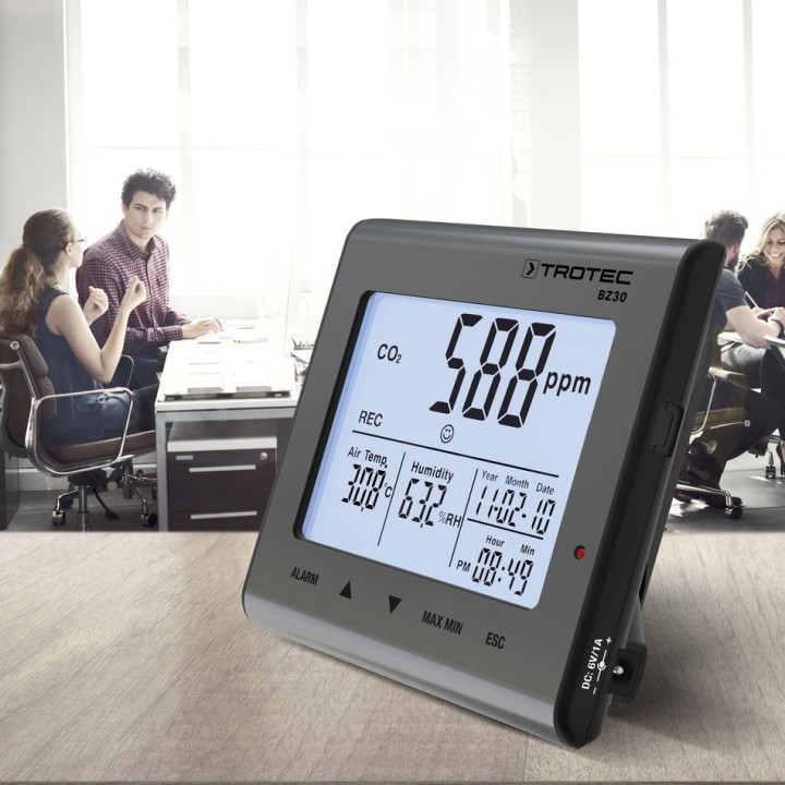 BZ30 CO₂-ilmanlaatudataloggeri