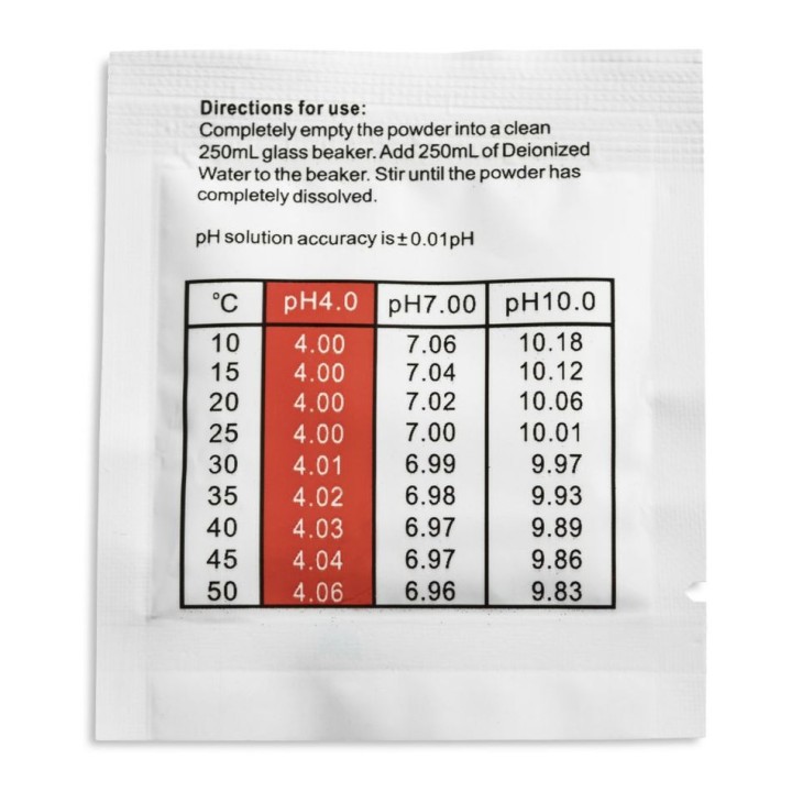 Kalibrointijauhe pH-mittareille – pH 4,00