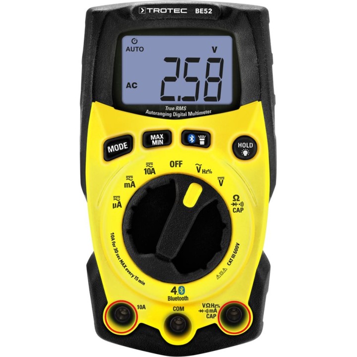 BE52 digitaalinen True RMS yleismittari