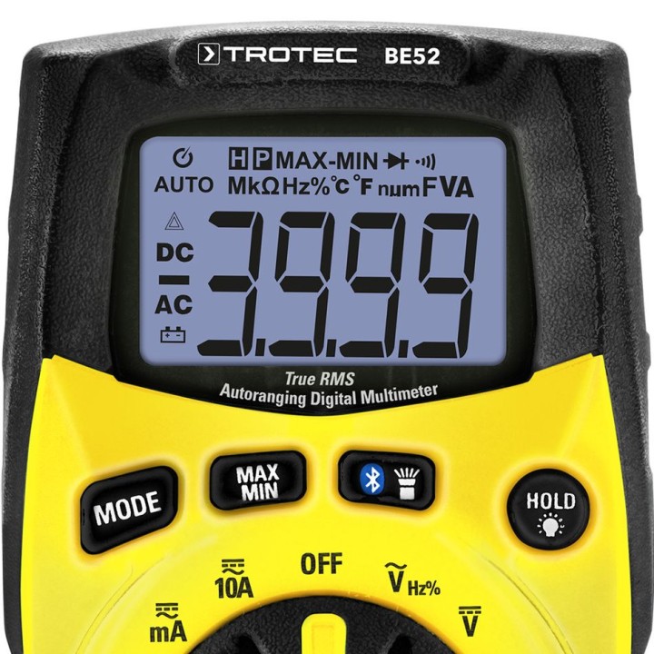 BE52 digitaalinen True-RMS-yleismittari