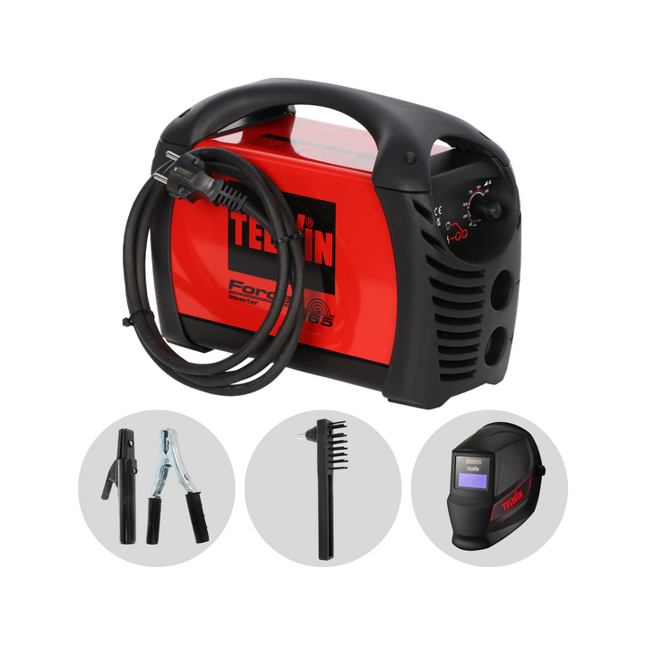 Telwin Force 165 MMA invertterihitsauskone 150 A mukana hitsausmaski