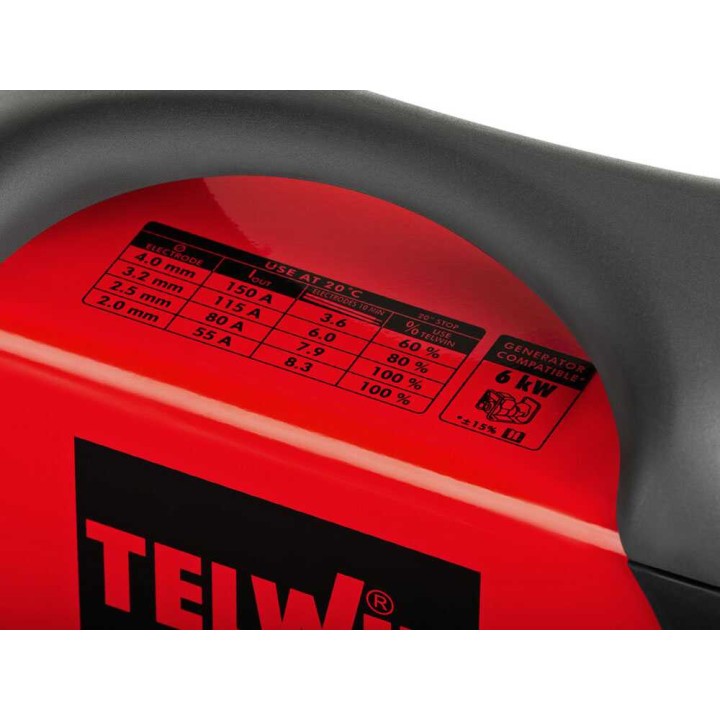 Telwin Force 165 MMA-invertterihitsauskone, 150 A, mukana hitsausmaski