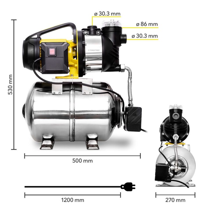 TDW 4800 ESF painevesiautomaatti suodattimella