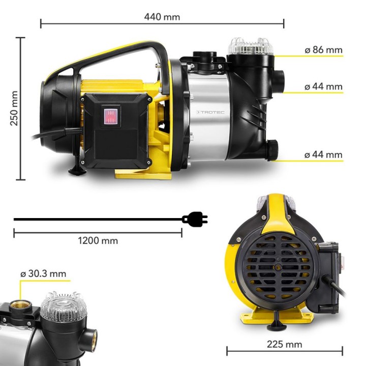 Puutarhapumppu suodattimella TGP 4800 ESF