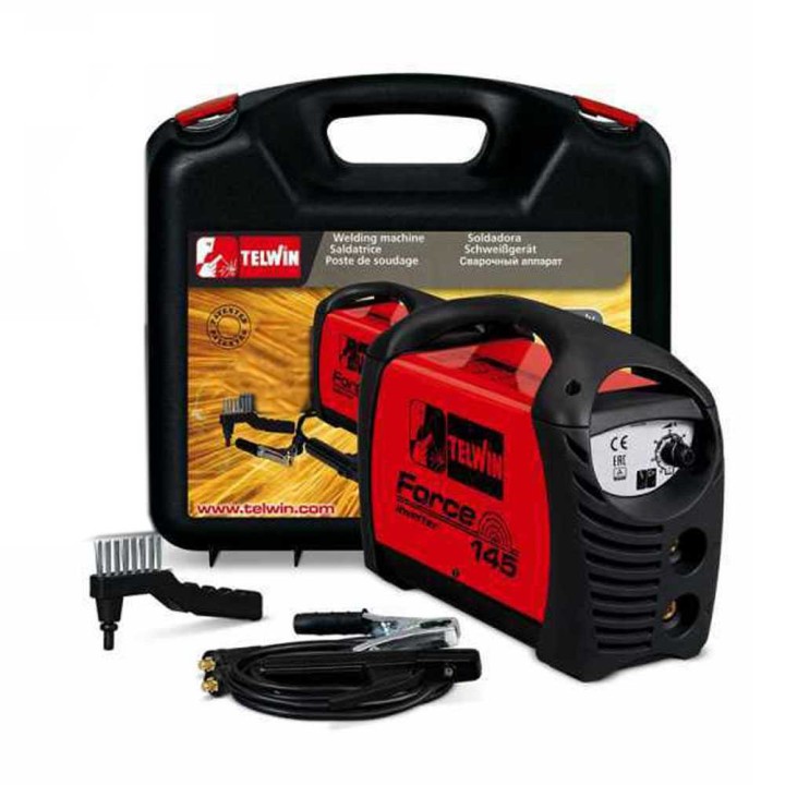 Telwin Force 145 MMA invertterihitsauslaite 130 A 230 V laukku ja tarvikkeet
