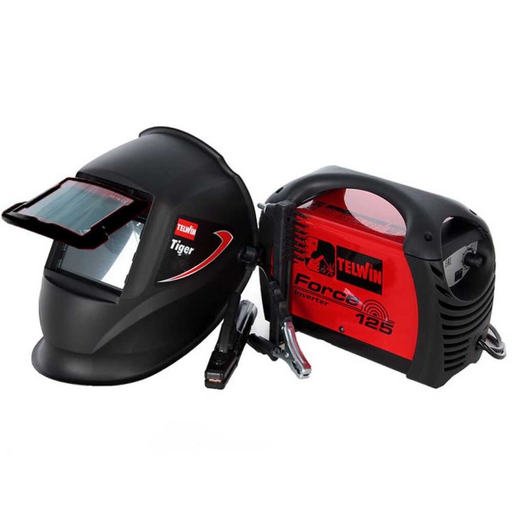 Telwin Force 125 MMA invertterihitsauskone 10 80 A TIGER hitsauskypärä