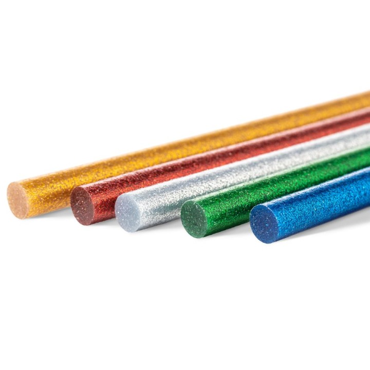 Glitterkuumaliimapuikkosetti 50 kpl Ø 11 mm