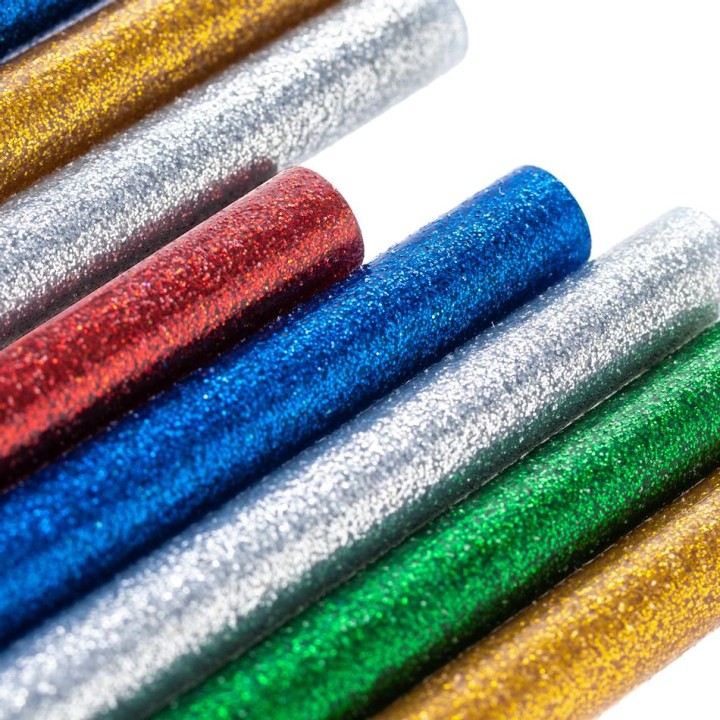 Glitterkuumaliimapuikkosetti 50 kpl Ø 11 mm