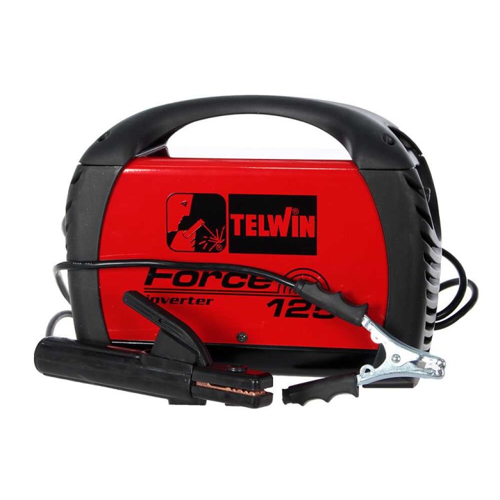 Telwin Force 125 MMA-invertterihitsauskone, 10–80 A, TIGER-hitsauskypärä