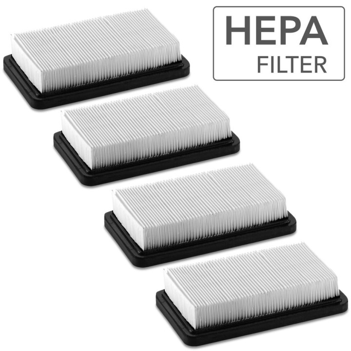 HEPA-suodattimet VC 15-20V -akkuimuriin, 4 kpl