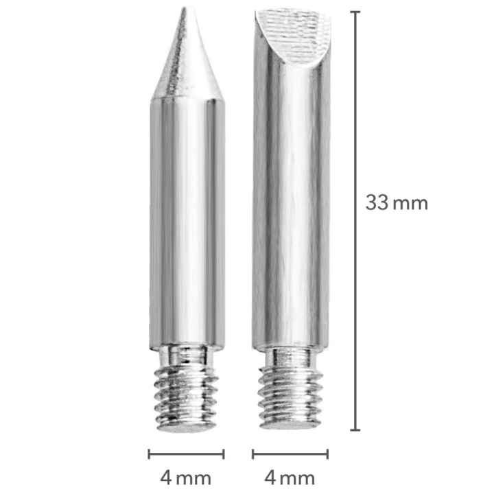 Vaihtojuotoskärjet digitaaliselle juotosasemalle PSIS 10-230V, 60 kpl