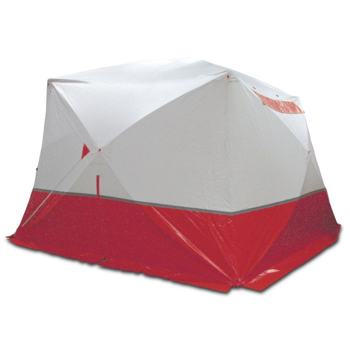 Työskentelyteltta 350 KE 350 × 350 × 215 cm, punainen