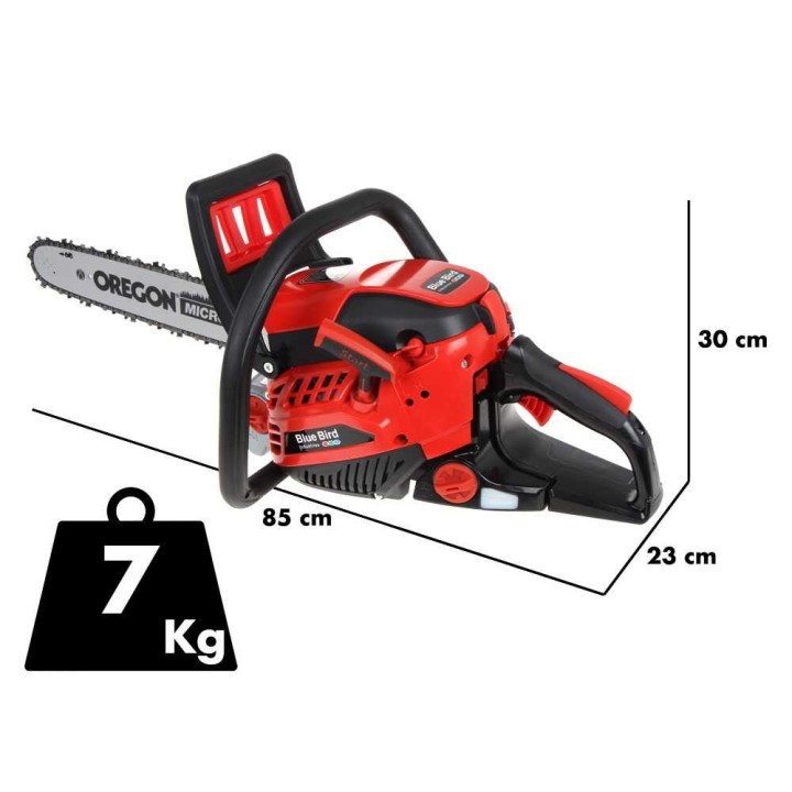 Blue Bird CSP 500 -moottorisaha, 50 cm³, 2,6 HP, 45 cm laippa