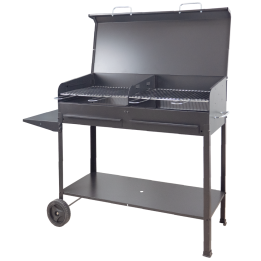 Mille Vanessa 2G hiiligrilli, 2 ritilää, 47,5 × 37 cm, kansi, 3 515 cm²