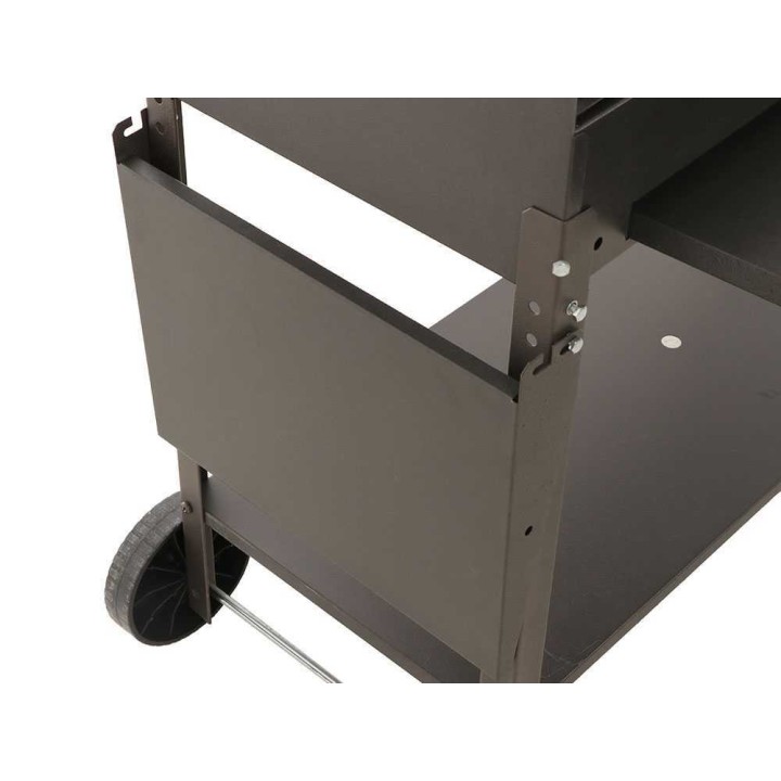 Mille Vanessa 2G hiiligrilli, 2 ritilää, 47,5 × 37 cm, kansi, 3 515 cm²