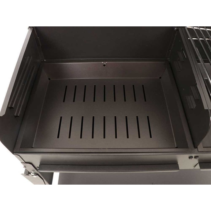 Mille Vanessa 2G hiiligrilli, 2 ritilää, 47,5 × 37 cm, kansi, 3 515 cm²