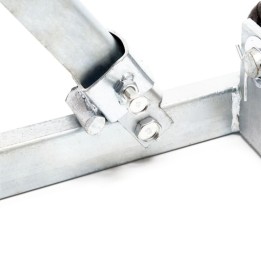 Veneen trailerin ohjausrulla 111 cm, keskitysapu 800 kg, sääd. leveys 80–124 cm, sinkitty teräs (UUSI, AVATTU PAKKAUS)