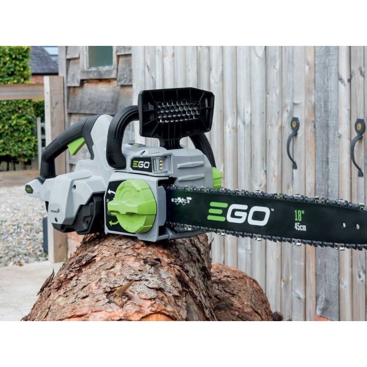 EGO CS1800E akkumoottorisaha, 56 V, 2,5 Ah, laippa 45 cm