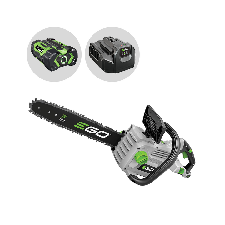 EGO CS1800E akkumoottorisaha, 56 V, 2,5 Ah, laippa 45 cm