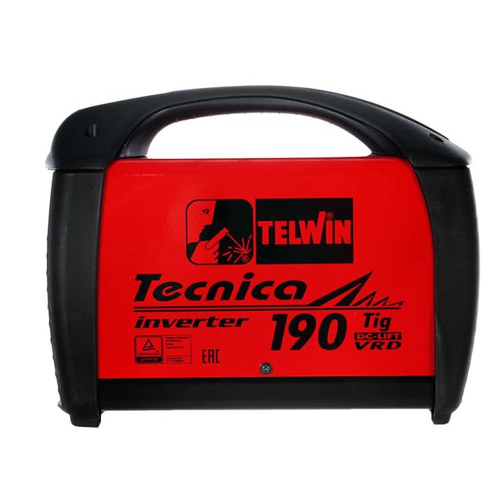 Telwin Tecnica 190 Tig Lift hitsausinvertteri, TIG DC ja MMA, 10–170 A, laukku