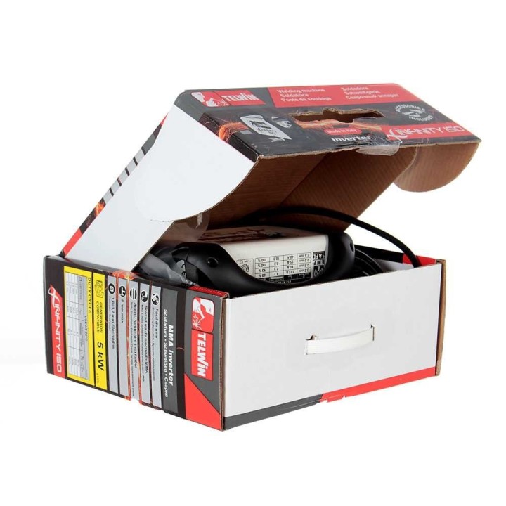 Telwin Infinity 120 MMA-invertterihitsauskone, 10–80 A, 230 V