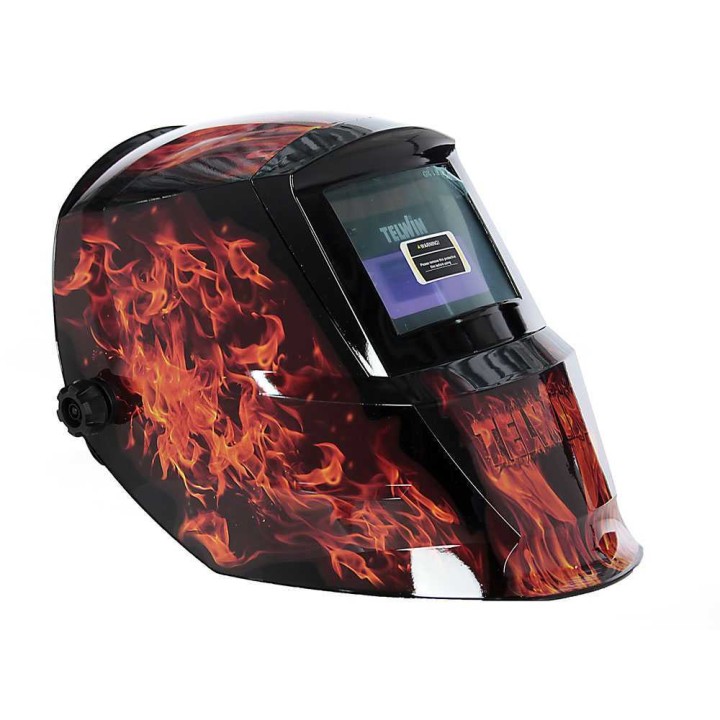 Telwin Stream Flame automaattinen hitsauskypärä, MMA, TIG ja MIG-MAG