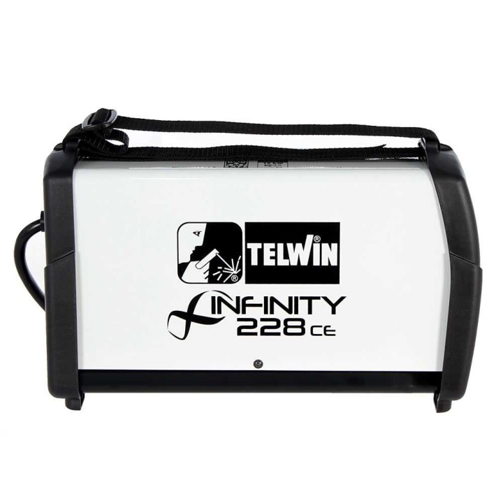 Telwin Infinity 228 CE hitsausinvertteri, MMA/TIG, 20–200 A, 230 V