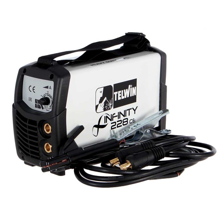 Telwin Infinity 228 CE hitsausinvertteri, MMA/TIG, 20–200 A, 230 V