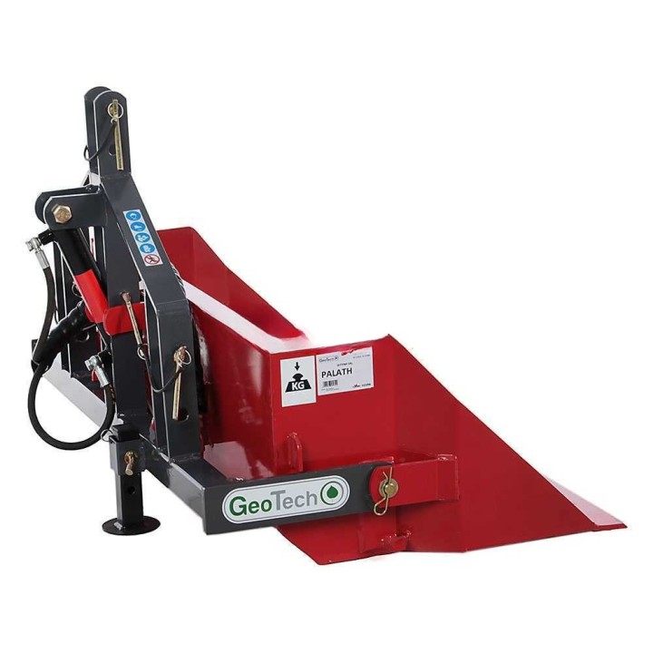 GeoTech 140 cm hydraulinen takapala traktoriin, kantavuus 500 kg