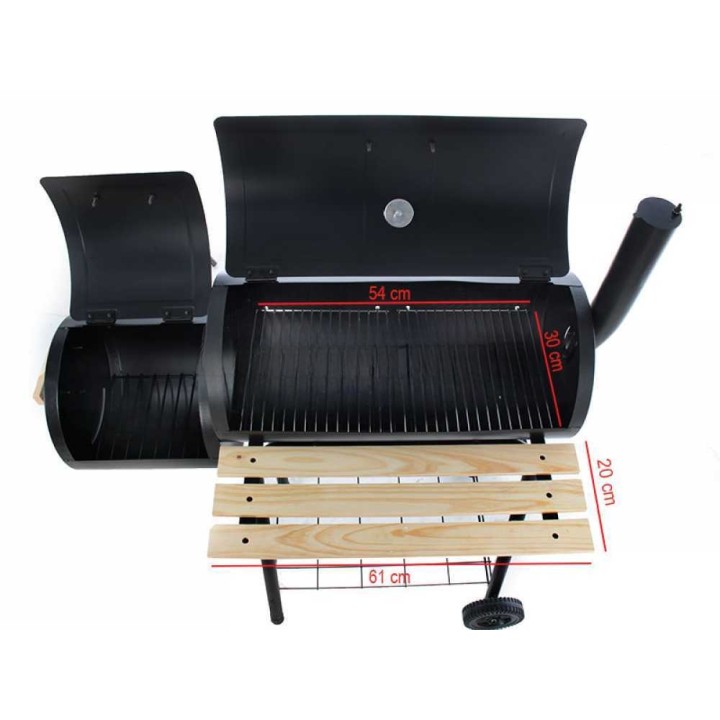 Royal Food CB 400-2 hiiligrilli ja savustin, 1 620 cm²
