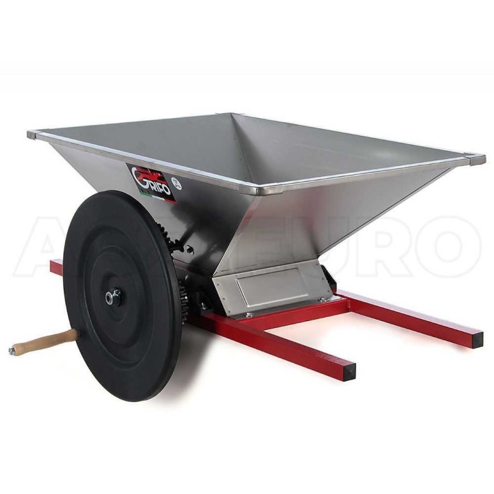 PGI.18 manuaalinen rypälemurskain, ruostumaton teräs, 1 000 kg/h
