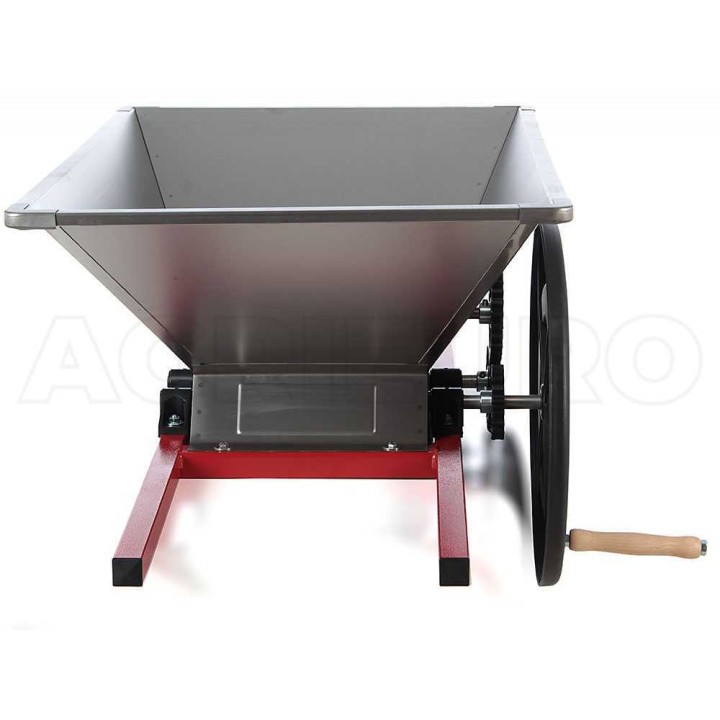 PGI.18 manuaalinen rypälemurskain, ruostumaton teräs, 1 000 kg/h