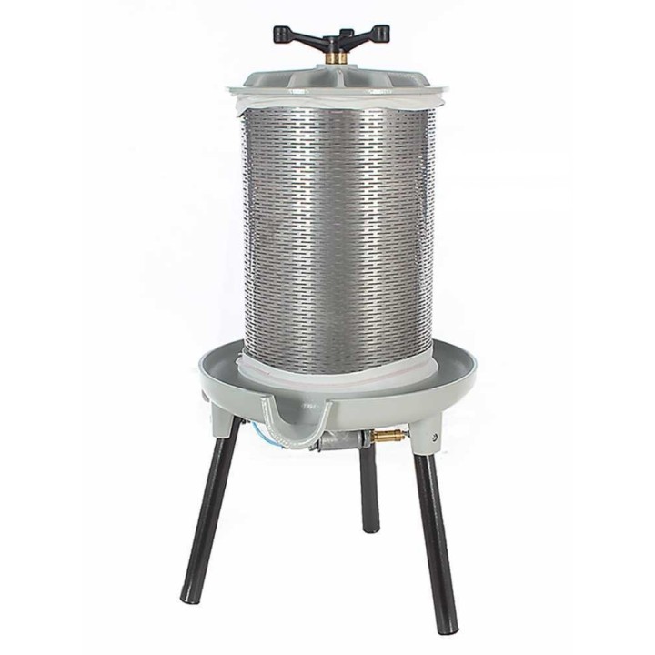 PEA40 pneumaattinen hedelmäpuristin, 40 l, ruostumaton teräs