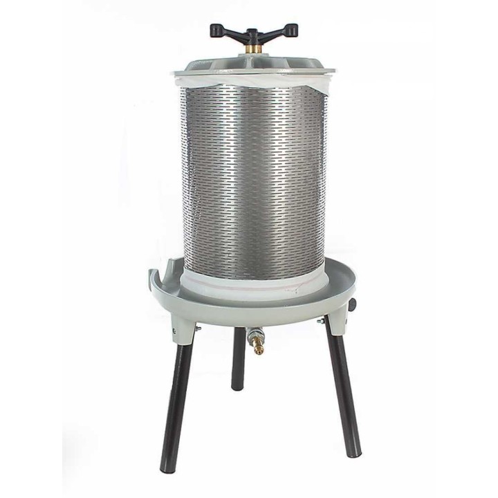 PEA40 pneumaattinen hedelmäpuristin, 40 l, ruostumaton teräs