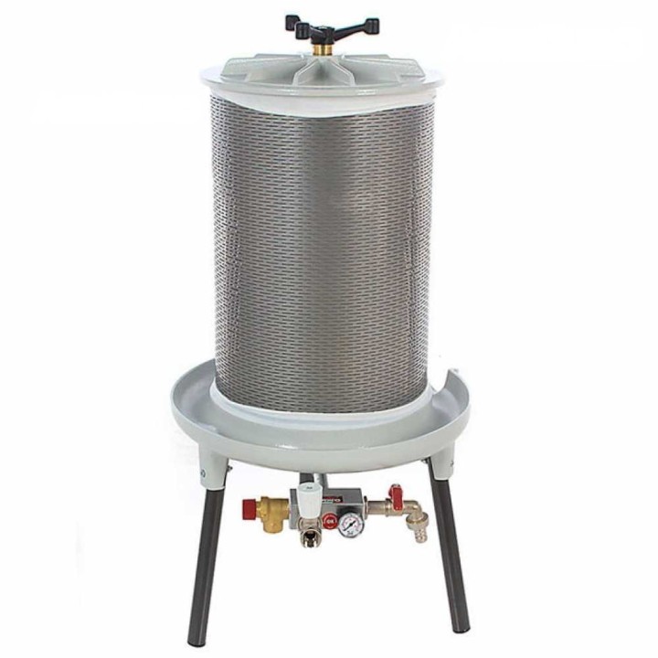 PEW20 hydraulinen hedelmäpuristin 20 l ruostumaton teräs
